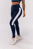 Conjunto Azul Marinho Top + Leggin