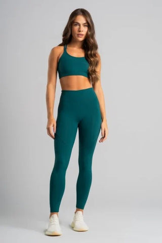 Conjunto SlimFit Verde água